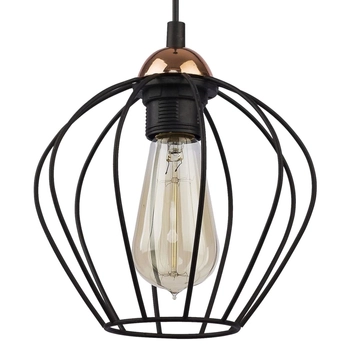 Wisząca lampa Galaxy 1640 TK Lighting druciana cage czarna