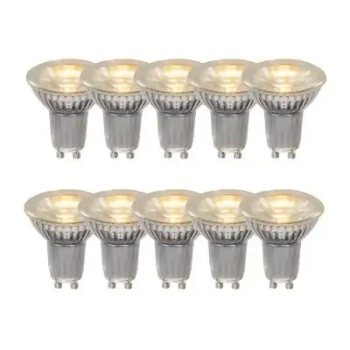 Żarówki zestaw 10 szt. 49008/10/60 GU10 LED 5W 2700K 350LM przezroczyste