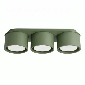Potrójna sufitowa lampa MODO oliwkowa SL.2464 3xGx53 tubki