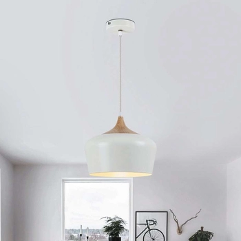 LAMPA wisząca SADIE 2563 Rabalux metalowa OPRAWA zwis w stylu skandynawskim biały