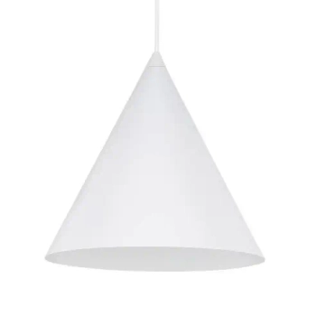 Salonowa lampa wisząca CONO 10008 stożkowa biały