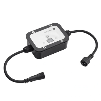 Czujnik światła Garden 106936 Markslojd IP44 timer metalowy czarny