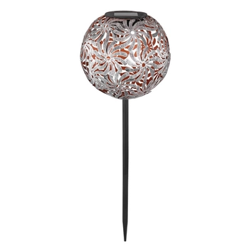 Lampa zewnętrzna Solar 33632 Globo LED 0,06W 3000K ball kula IP44 srebrna