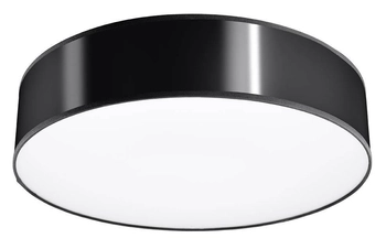 Czarny plafon okrągły SL.0917 abażurowy minimalistyczny