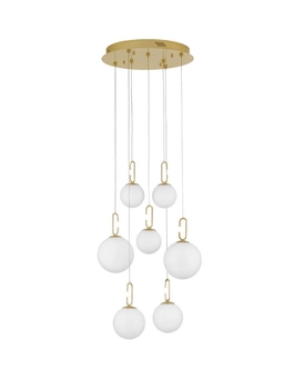 Jadalniana lampa wisząca YARA LE42757 kaskada balls LED 52W 3000K złota