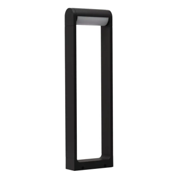 Czarny słupek ogrodowy FRAME AZ6762 1xLED 12W 3000K IP65 tarasowy