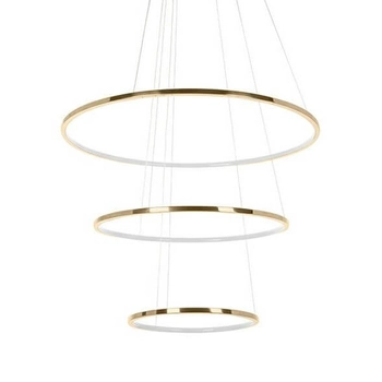 Ledowa lampa wisząca Ring Slim MSE1501100161 Moosee 50W 3000K z pilotem złota