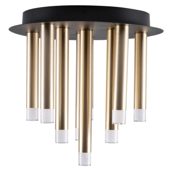 Lampa sufitowa metalowa Glam 326645 na korytarz czarna złota