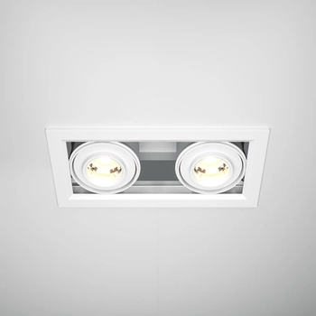 Podtynkowa lampa Metal Modern DL093-02-10W3K-W Maytoni LED 20W 3000K punktowa biała