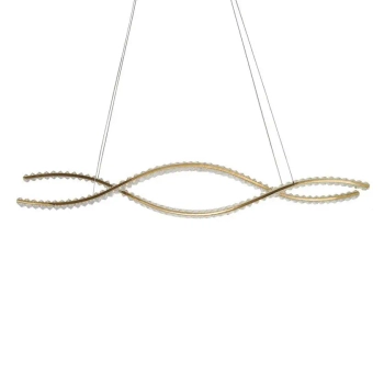 Wisząca lampa do jadalni SPARK AZ6565 LED 96W 3000-4000K ściemnialna złota