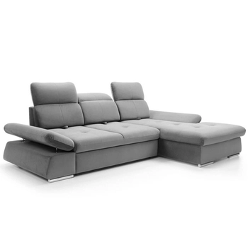 Narożna sofa z funkcją spania MONZA 5900168831445 regulowana