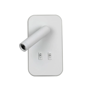Ścienny kinkiet ledowy Doria WL-83957-1-WH LED 8W 3000K do czytania biały