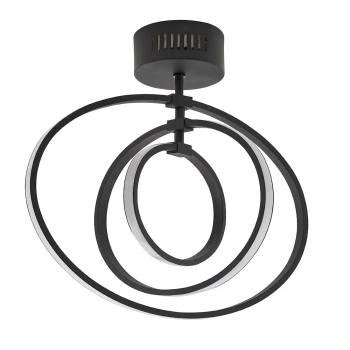 Sufitowa lampa okręgi Avali 80682 LED 24,12W 3000K czarny biały