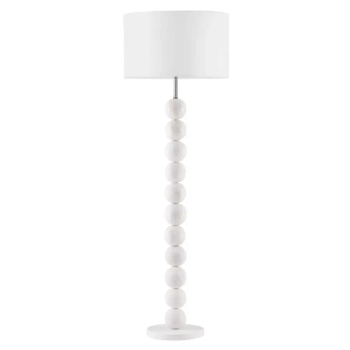 Skandynawska lampa stojąca CELVIRO LE45307 kule papierowe białe