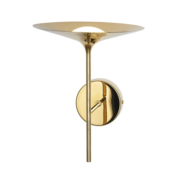 Nowoczesna lampa ścienna Hana W0304 kinkiet do holu LED 6W złoty