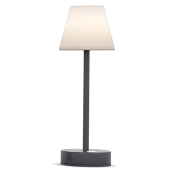Stołowa lampka dotykowa LOLA LUMLLS030ANWLNW IP44 na baterie czarny biały