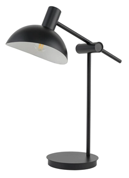 Stołowa lampa stojąca Artis czarna industrialna do gabinetu