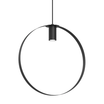 Lampa wisząca pierścień ORTIGA 5149 Shilo metalowa czarna