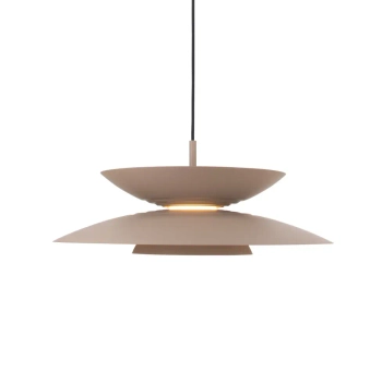 Salonowa lampa wisząca MAYUMI P0698 kaszmirowa metalowa LED 12W 3000K nad stół