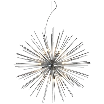 Lampa wisząca designerska Sirius AZ2114+AZ2116 Azzardo do salonu chrom