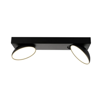 Czarna lampa kierunkowa Castelio LED 10W 4000K 2-punktowa