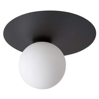 Loftowa lampa ścienna ARGON 33263 Sigma szklana kula sufitowa do kuchni czarna