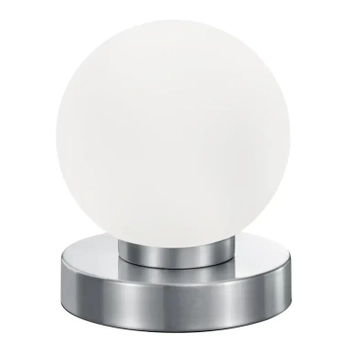 Lampka nocna Prinz R54011001 RL Light kula bańka ball srebrna biała