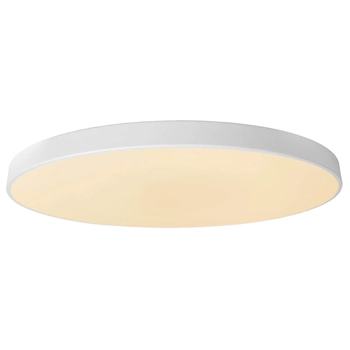 Plafon okrągły UNAR 79185/80/31 Lucide LED 80W 2700K na korytarz biała