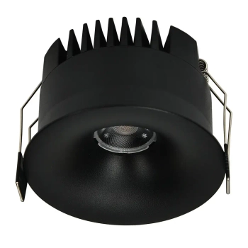 Sufitowe oczko wpustowe Zyra LP-1606/1RS BK LED 7W 3000-6000K czarne