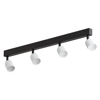 Reflektorki sufitowe na belce Top 6268 TK Lighting metalowe czarne białe