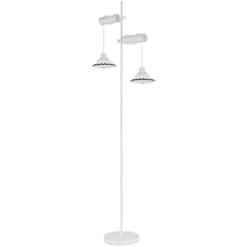 Lampa podłogowa JOWITA 54050-2S stojąca kopuły białe