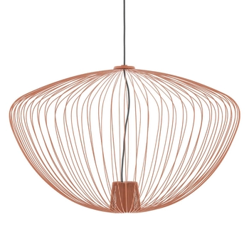 Wisząca lampa druciana PUMPKIN 11494 salonowa terakota