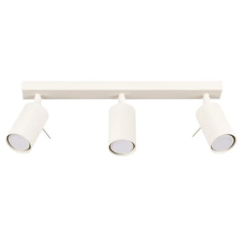 Potrójna lampa sufitowa RING SL.1496 regulowana tubki beżowe