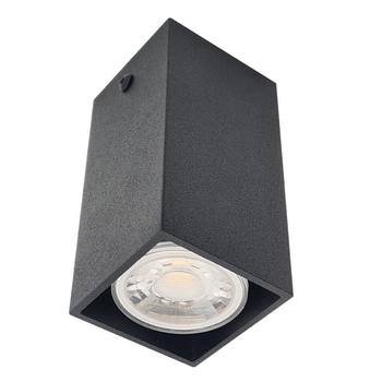 Prostokątny plafon Doha 1095 Shilo spot downlight do kuchni metalowy czarny