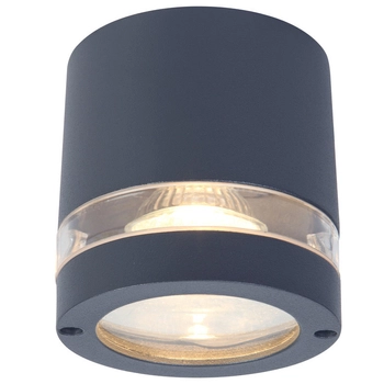 Zewnętrzna LAMPA sufitowa FOCUS 6304201118 Lutec metalowa OPRAWA tuba outdoor IP44 grafitowa