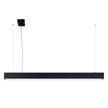 Biurowa lampa wisząca Traversi PRD-5470-142-BK-830-PN Italux LED 44W 3000K czarna