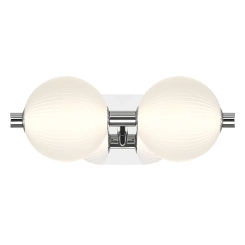 Szklana lampa ścienna Palmas QN-PALMAS-2W-PN LED 18W 3000K IP44 biała