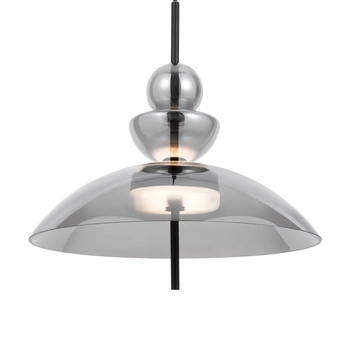 Lampa wisząca Bangkok MOD185PL-L6B3K6 LED 12W 3000K czarny przydymiony