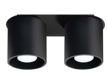 Downlight LAMPA sufitowa SL.0054 metalowa OPRAWA tuby czarne