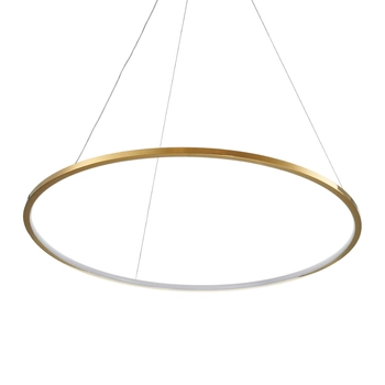 Pierścieniowa lampa wisząca Circle Slim ST-10112P-D600 LED 19W 3000K nad stół złoty