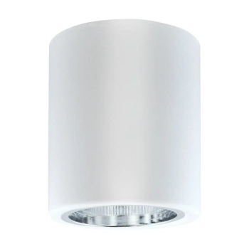 Natynkowa lampa sufitowa MERKURY 313560 downlight tuba biała