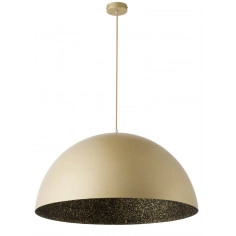LAMPA wisząca SFERA 32296 Sigma metalowa OPRAWA kopuła zwis złoty