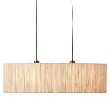 Owalna lampa wisząca Wimea 99429/76 boho beżowy czarny