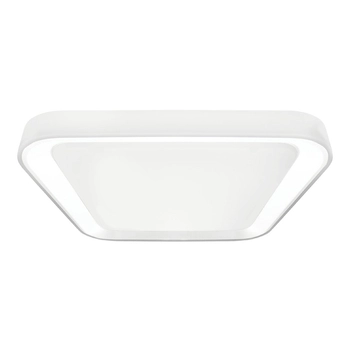 Sypialniana lampa sufitowa Quadro LED 66W nad łóżko biała
