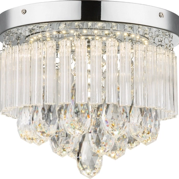 Plafon kryształowy Manilo 68598A nad łóżko LED 12W chrom