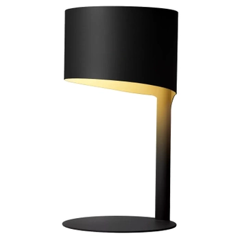 Nocna lampa do sypialni Knulle 45504/01/30 Lucide metalowa czarna