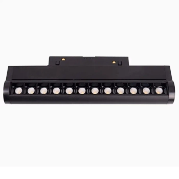 Podłużna liniowa lampa magnetyczna M0019N LED 12W 3000K do szyn czarny