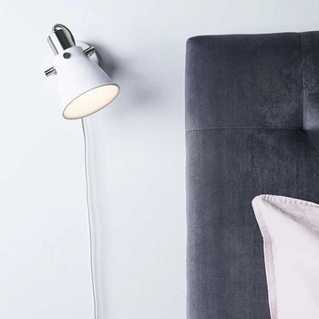 Industrialna LAMPA ścienna ALTON 107857 Markslojd metalowa OPRAWA regulowany kinkiet reflektorek biały