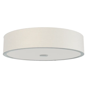 Minimalistyczny plafon do salonu Zalindro PL Cromo 74 OR86065 chrom biały