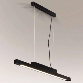 LAMPA wisząca OTARU 5572 Shilo metalowa OPRAWA listwa ZWIS prostokątna LED 14,4W 3000K belka czarna